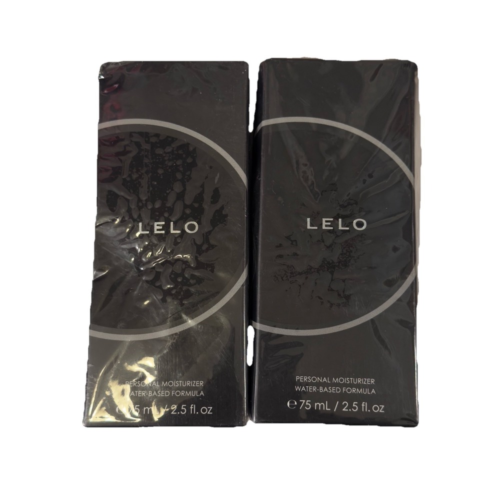 2 LELO Water-Based Formula Personal Moisturizer, 2.5 fl oz (75ml) Ea NEW SEALED